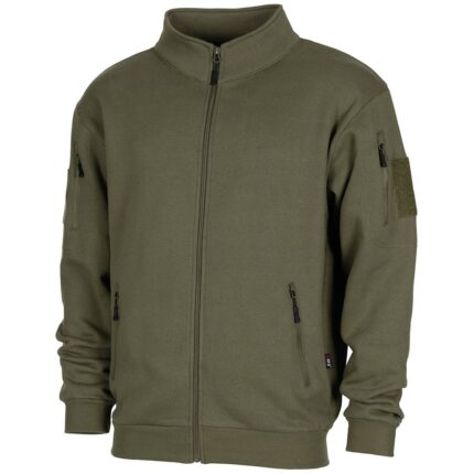 Sweatjacke „Tactical“ – Oliv