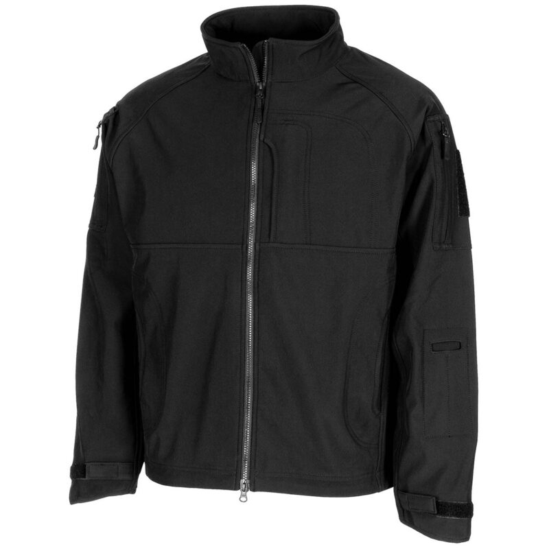 Softshell Jacke Liberty Schwarz Taktisch Wetterfest