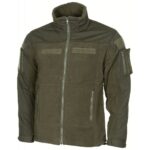 Fleece-Jacke Combat Oliv Ripstop YKK Taktisch