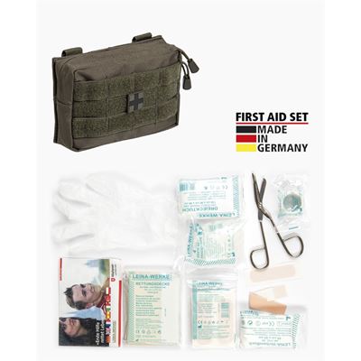 MIL-TEC® First Aid Kit Set PRO 25 „Leina“ – taktisches Erste-Hilfe-Set in Grün