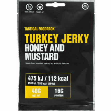 Tactical Foodpack Turkey Jerky Honig Senf – 40g