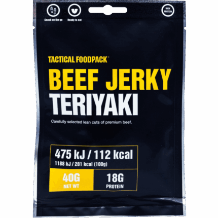 Tactical Foodpack Beef Jerky Teriyaki – 40g