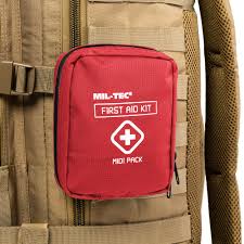 MIL-TEC First Aid Kit PRO 25 Rot – MOLLE