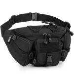 KOMBAT Taktische Bauchtasche Velcro – Schwarz