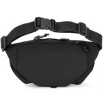 KOMBAT Taktische Bauchtasche Velcro – Schwarz – Bild 4