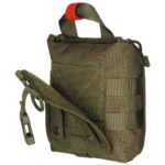 Taktisches First Aid Pouch mit MOLLE-Trägerplatte – leer & modular - Immagine 3