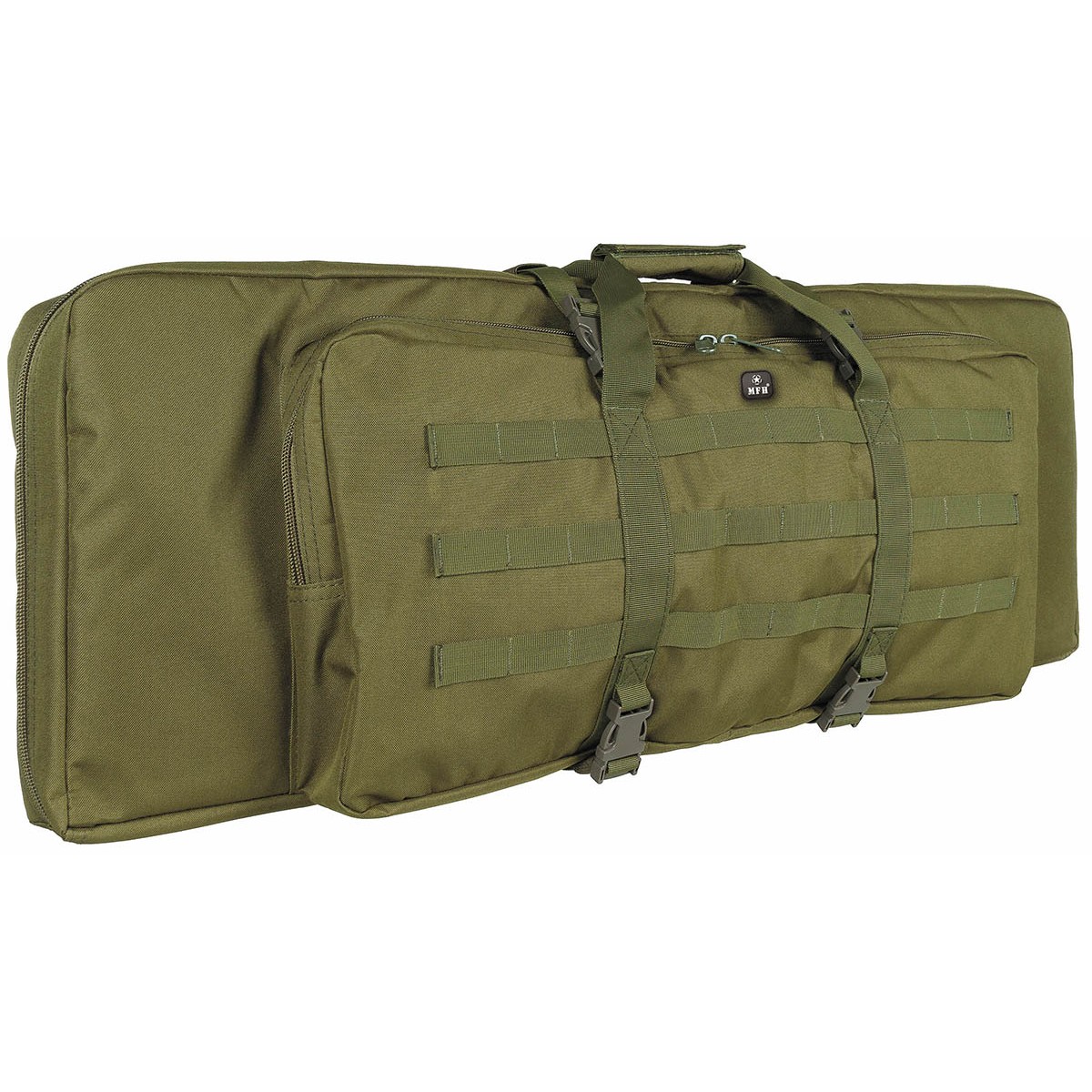 30781Bd2 Gepolsterte Gewehrtasche mit Rucksackfunktion & MOLLE-Aussentasche – Bild 1