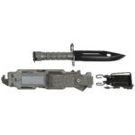 Taktisches Bajonett mit Drahtscherenfunktion & Schleifstein – Bild 3